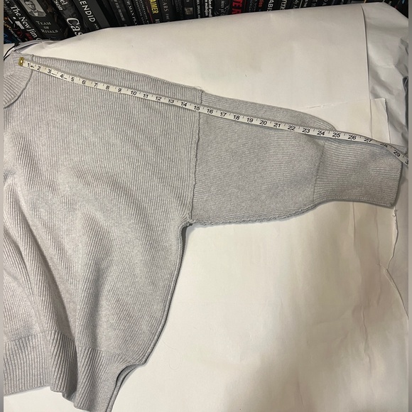 NWT ARCAA HARPER ORGANIC KNIT SWEATER - GREY MARLE | size large - Picture 13 of 15